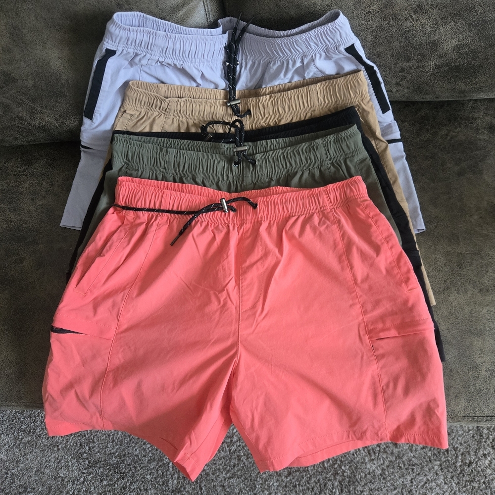 Men's Multi-Color Athletic Shorts Set